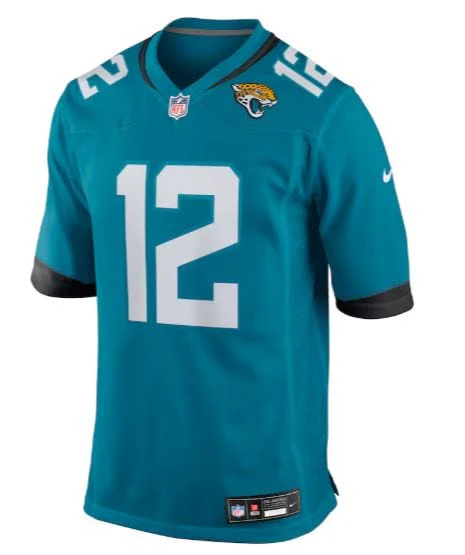 Adult Travis Hunter Jacksonville Jaguars Nike Teal Game Jersey - Men's - Image 3