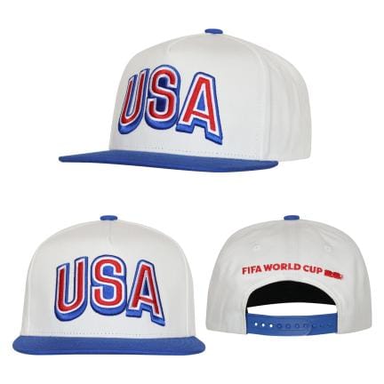 Adult USA 2026 FIFA World Cup Wall Natural Big Name Snapback Cap - Men's - Image 3