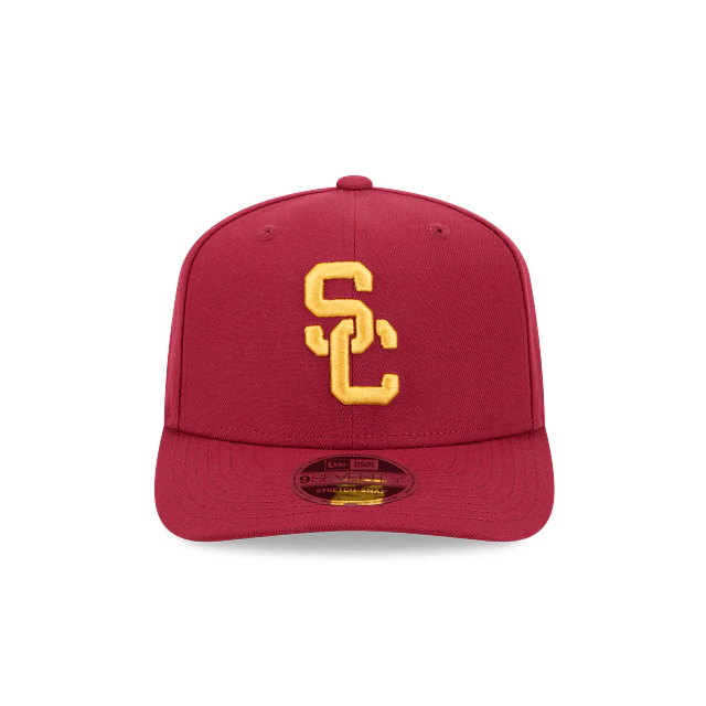 Adult USC Trojans New Era Maroon Replica Team Logo 9SEVENTY Stretch-Snapback Hat - Men's - Image 3