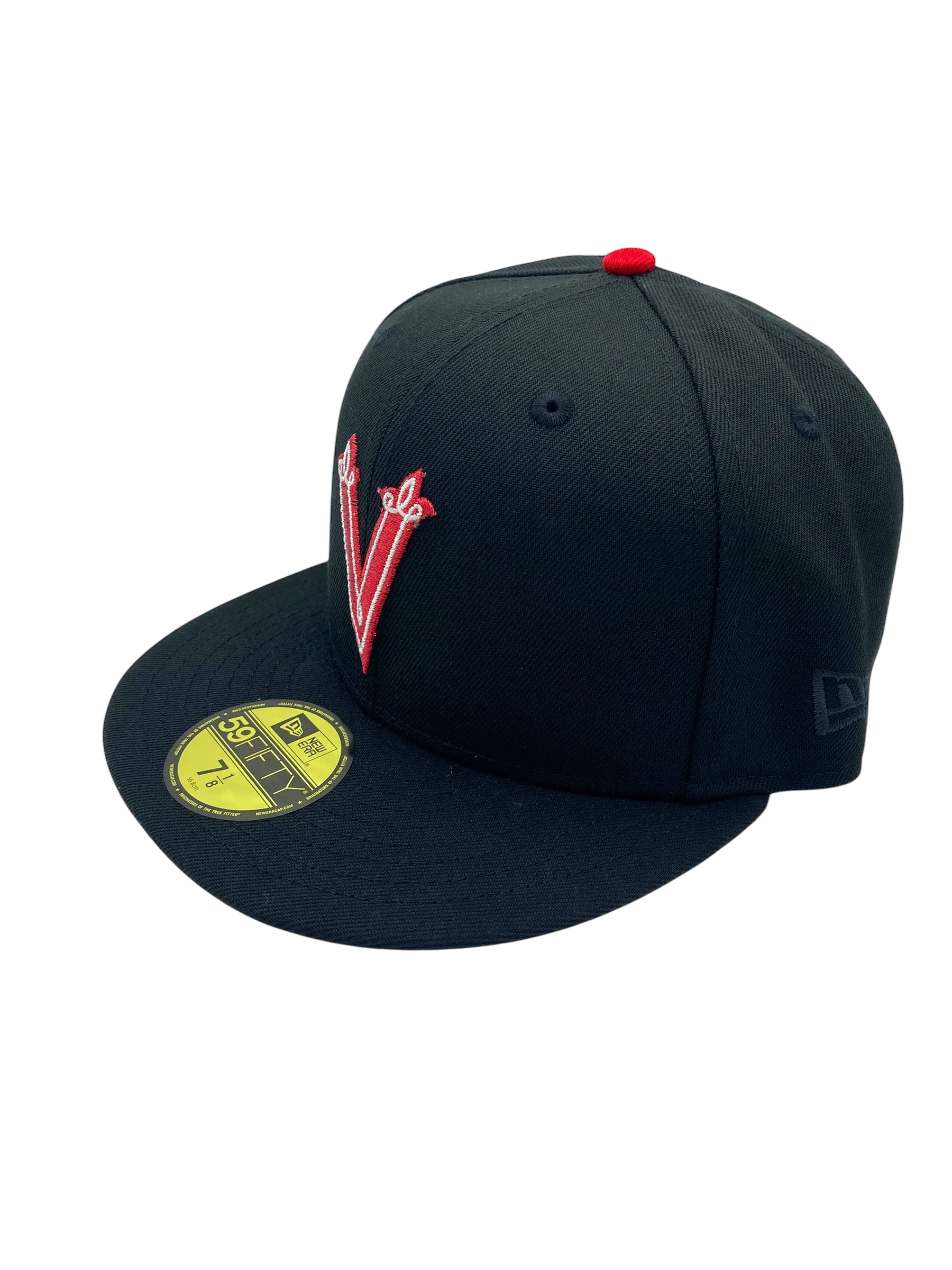 Adult Vegas Golden Knights New Era Black Vader Custom Side Patch 59FIFTY Fitted Hat - Men's - Image 6