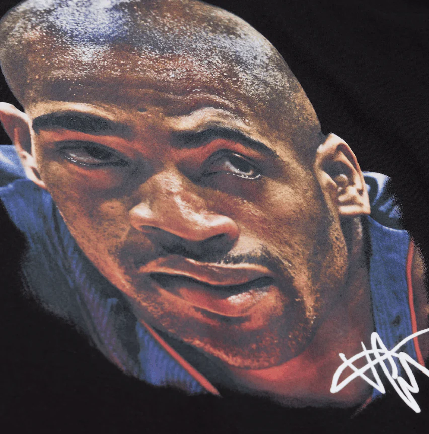 Adult Vince Carter Toronto Raptors Mitchell & Ness Black Real NBA Big Face T-Shirt - Men's - Image 3