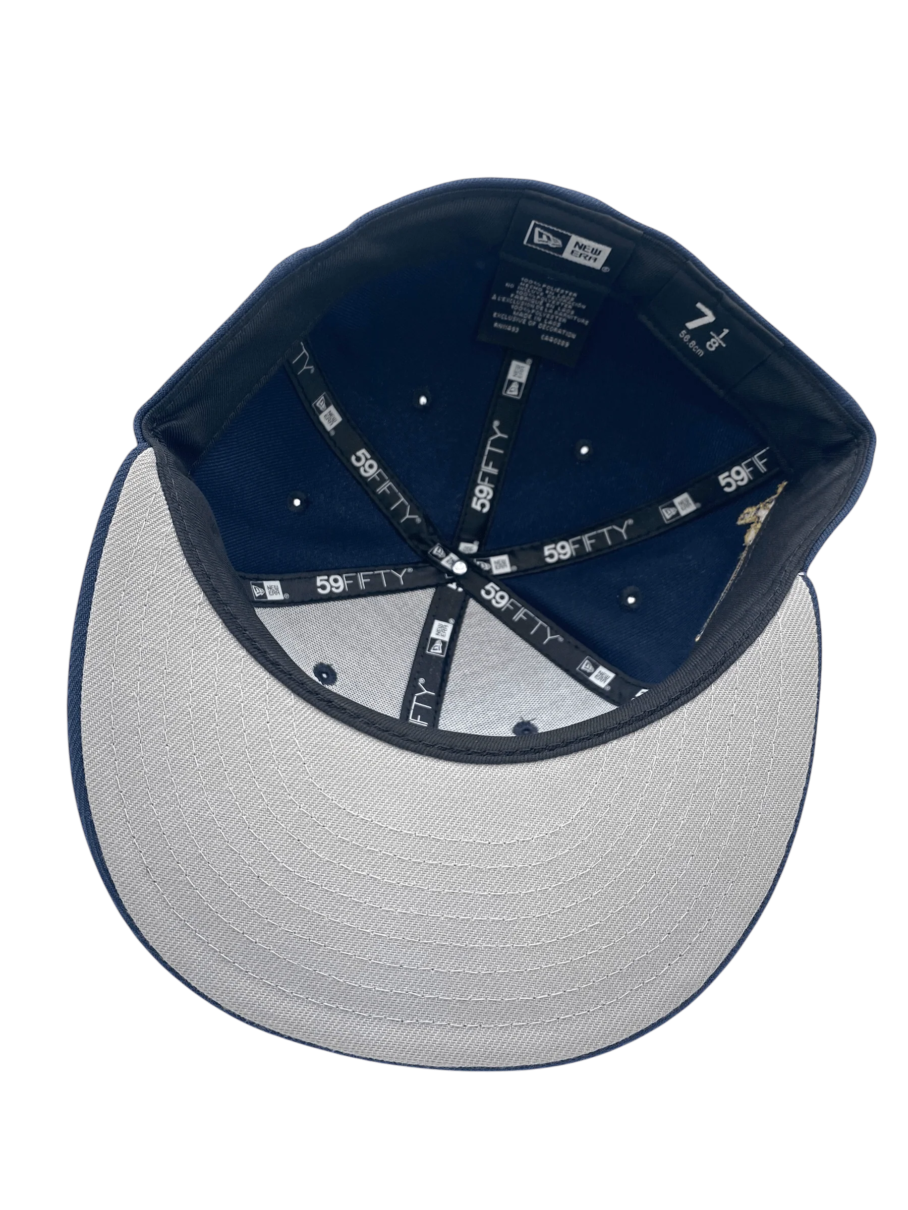 Adult Washington Capitals New Era Navy Mr. 895 Custom Side Patch 59FIFTY Fitted Hat - Men's - Image 3