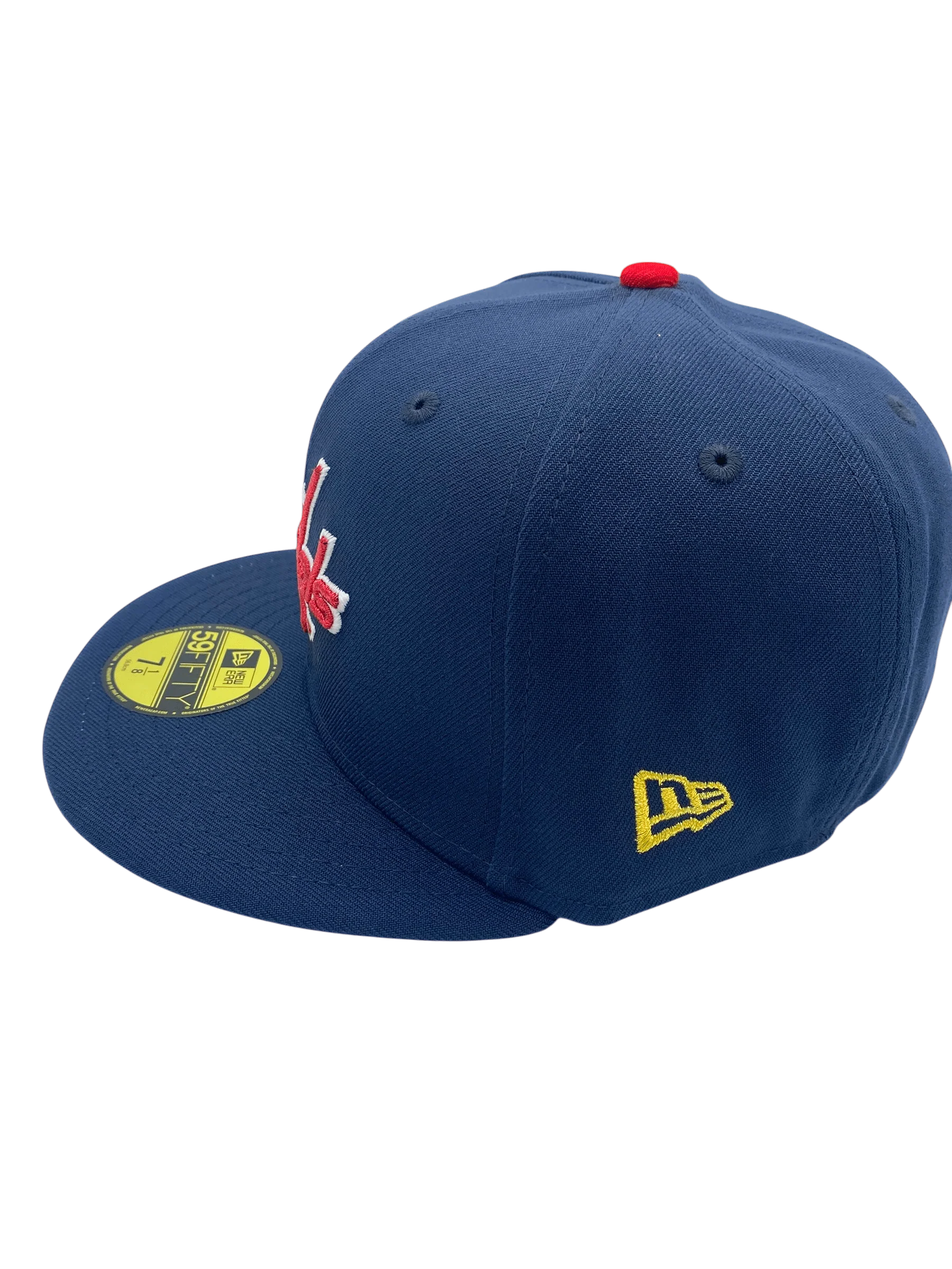 Adult Washington Capitals New Era Navy Mr. 895 Custom Side Patch 59FIFTY Fitted Hat - Men's - Image 6