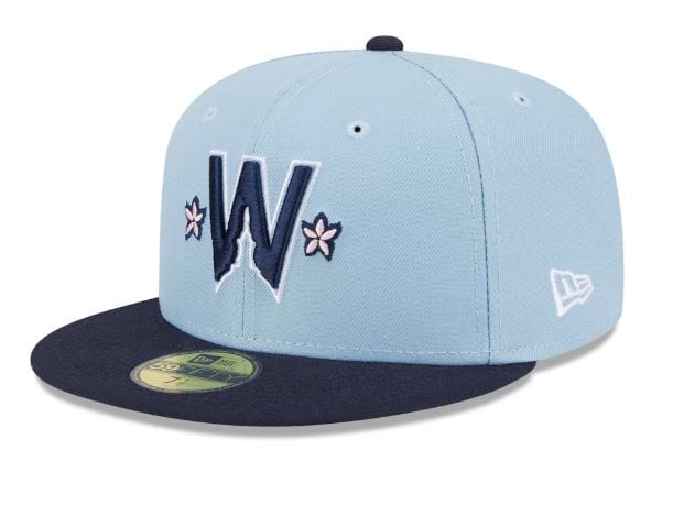 Adult Washington Nationals New Era Blue 2025 City Connect Official On Field 59FIFTY Fitted Hat - Men's