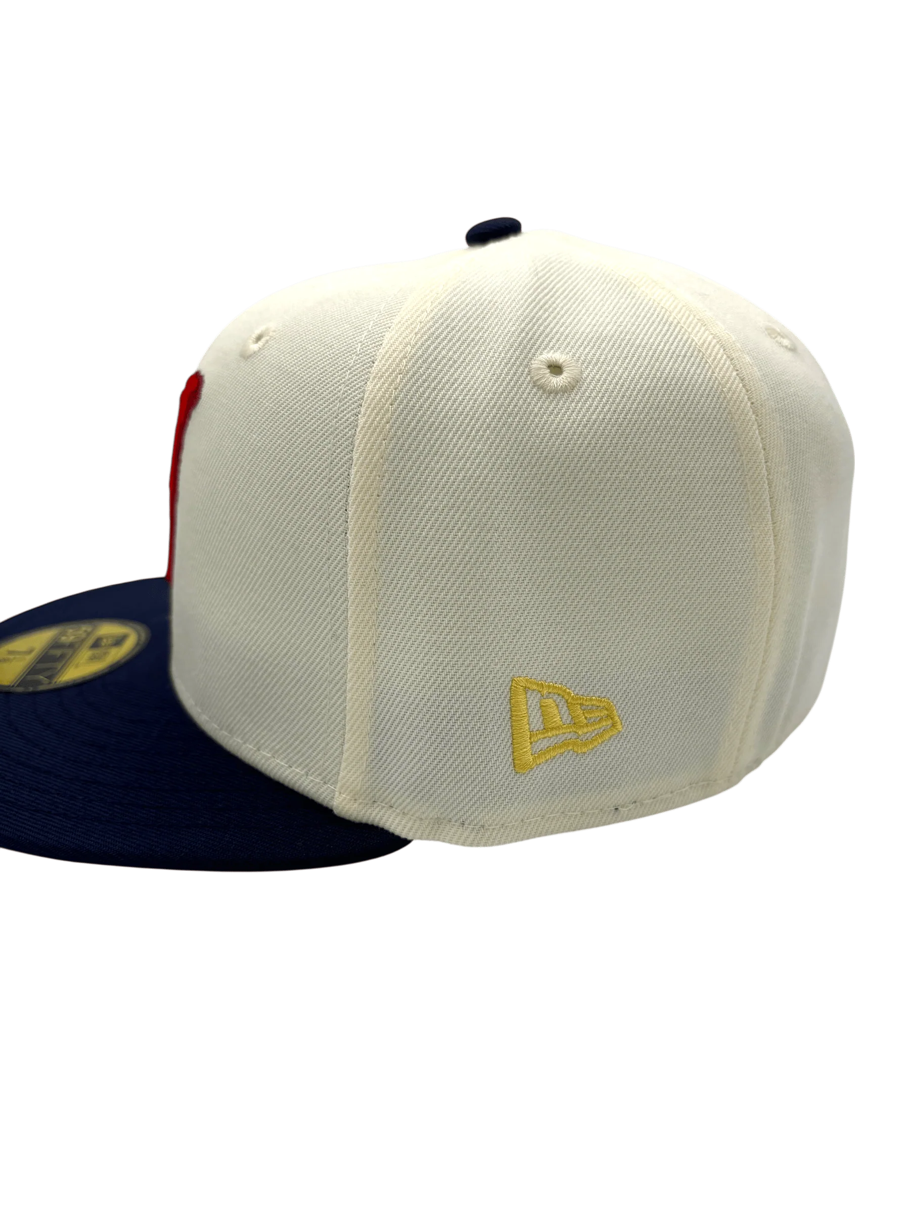 Adult Worcester Woo Sox New Era Chome/ Navy Custom 59FIFTY Fitted Hat - Men's - Image 4