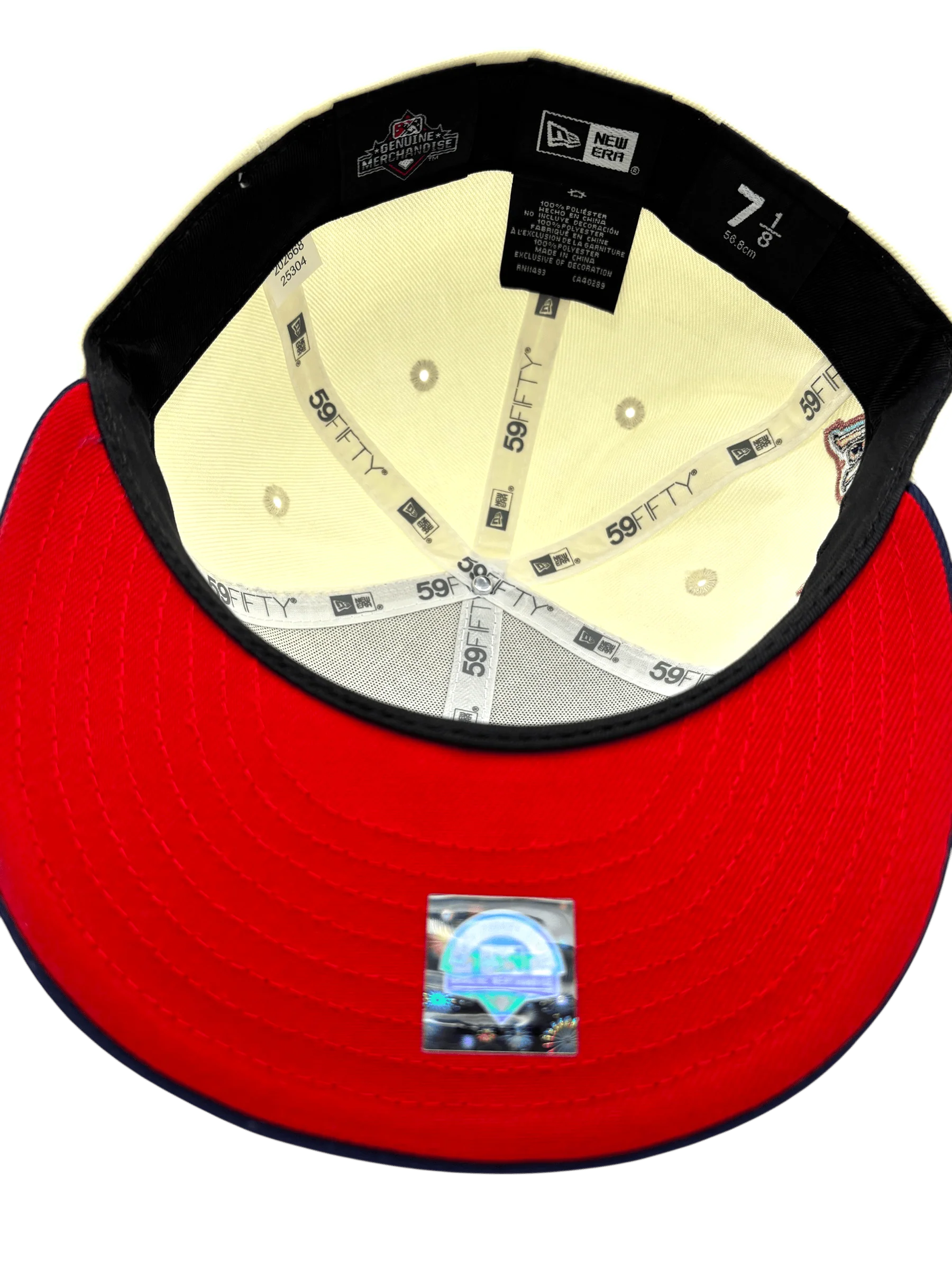 Adult Worcester Woo Sox New Era Chome/ Navy Custom 59FIFTY Fitted Hat - Men's - Image 6