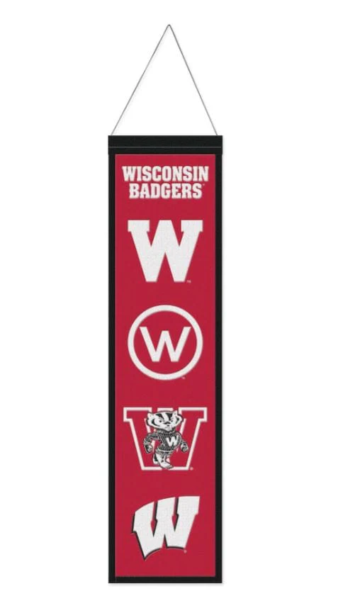 All Ages Wisconsin Badgers WinCraft 8'' x 32'' Evolution Banner - Unisex