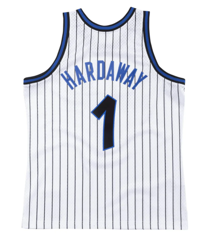 Adult Anfernee "Penny" Hardaway Orlando Magic Mitchell & Ness White Throwback Swingman Jersey - Men's - Image 2