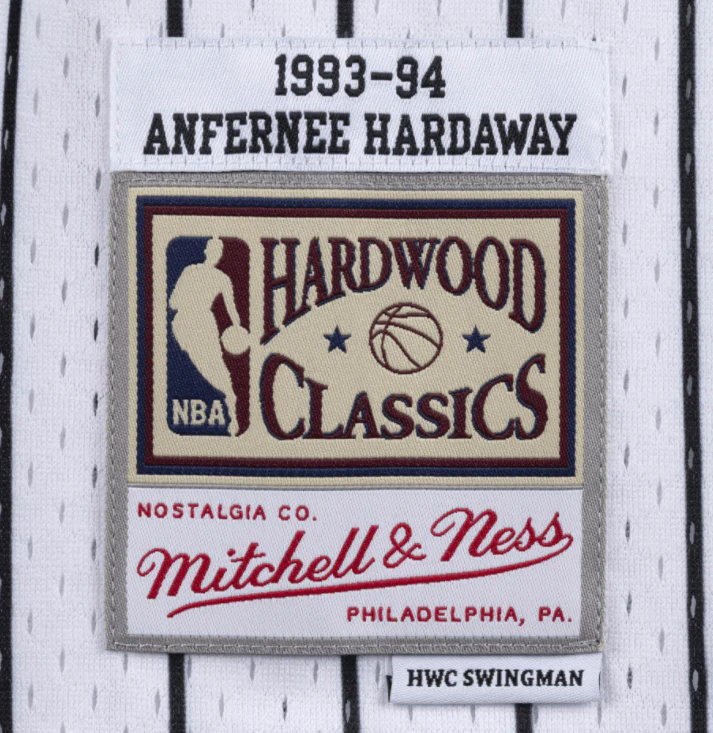 Adult Anfernee "Penny" Hardaway Orlando Magic Mitchell & Ness White Throwback Swingman Jersey - Men's - Image 3