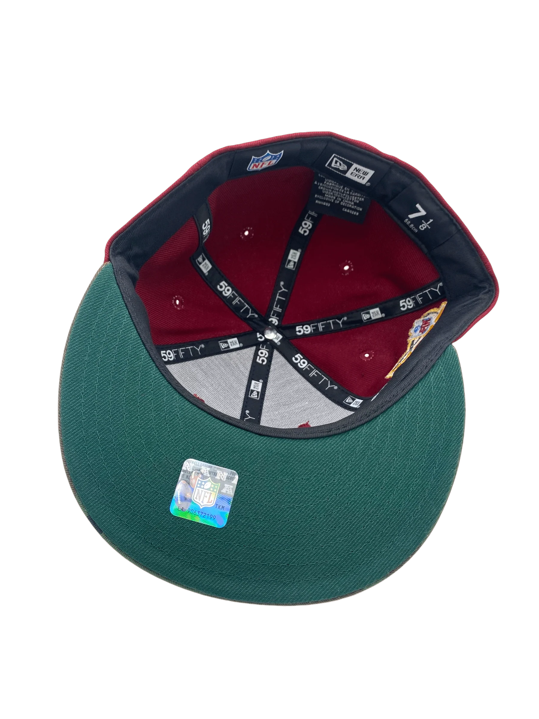 Adult Arizona Cardinals New Era Red/Camo Custom Side Patch 59FIFTY Fitted Hat - Men's - Image 3