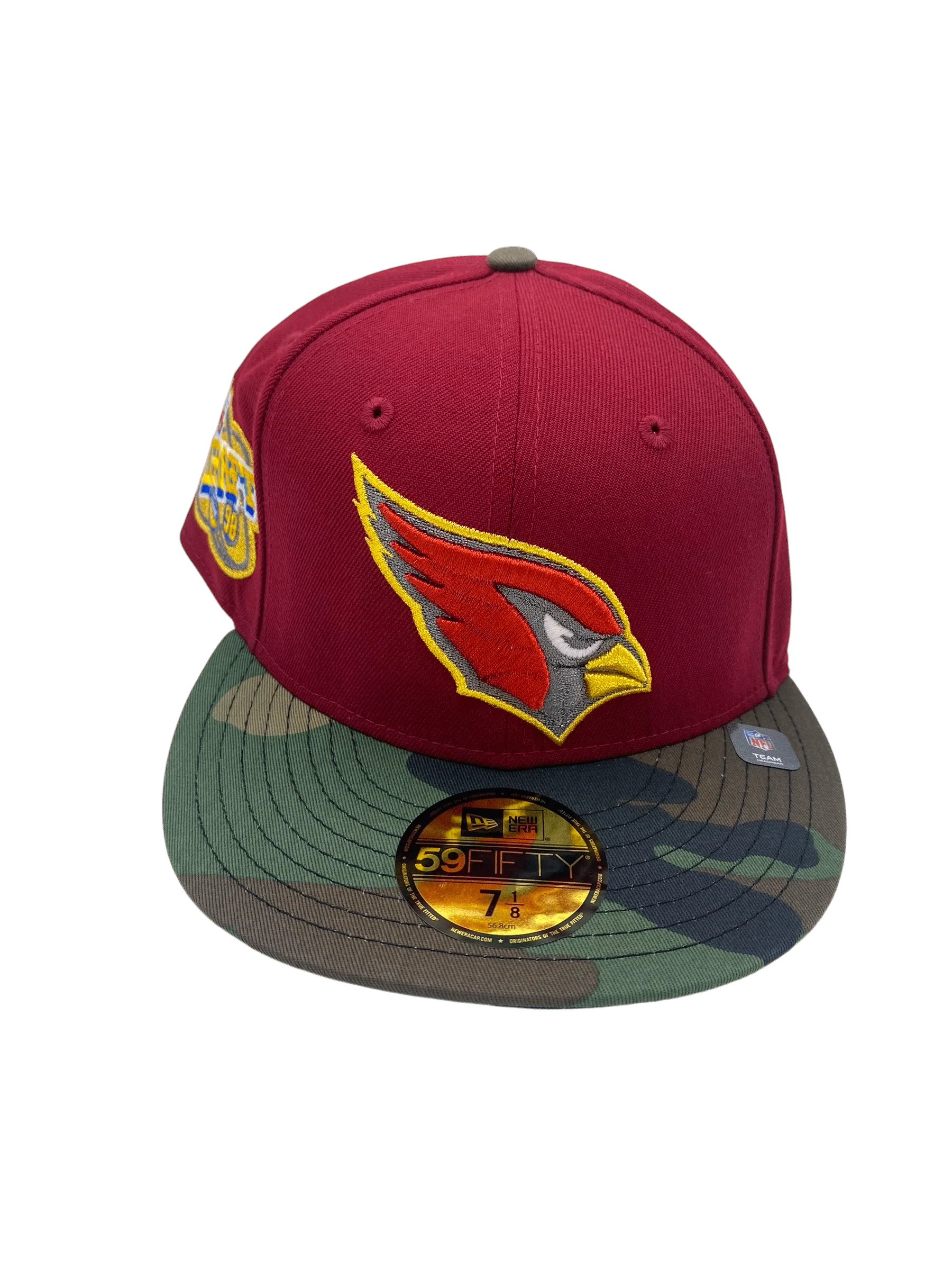 Adult Arizona Cardinals New Era Red/Camo Custom Side Patch 59FIFTY Fitted Hat - Men's - Image 4