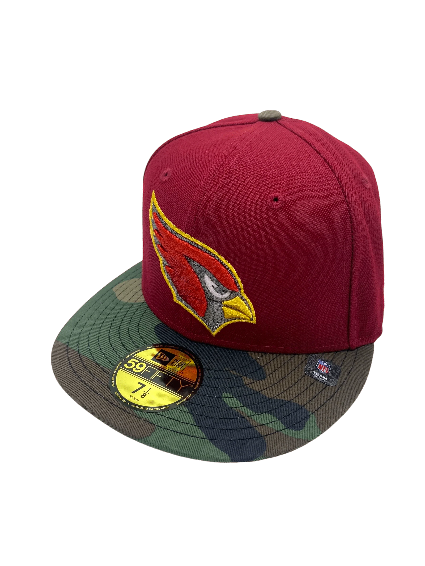 Adult Arizona Cardinals New Era Red/Camo Custom Side Patch 59FIFTY Fitted Hat - Men's - Image 5