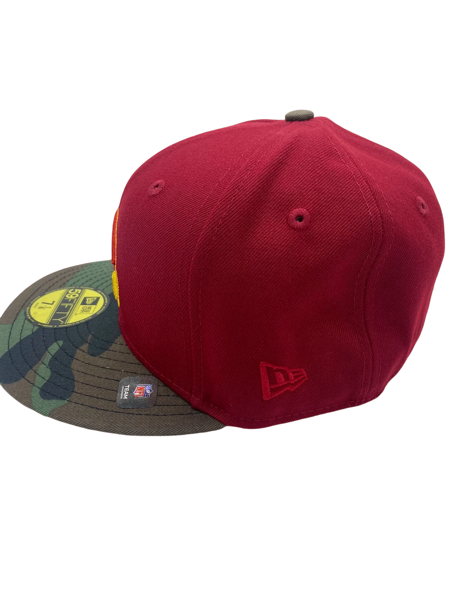 Adult Arizona Cardinals New Era Red/Camo Custom Side Patch 59FIFTY Fitted Hat - Men's - Image 6