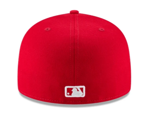 Adult Atlanta Braves New Era Red and White Collection 59FIFTY Fitted Hat - Men's - Image 4