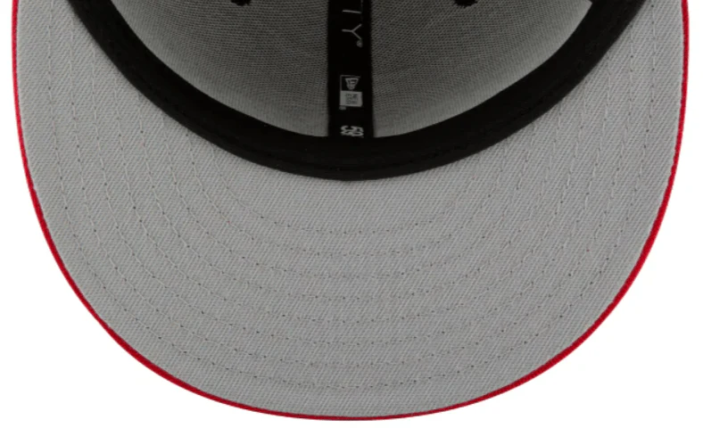 Adult Atlanta Braves New Era Red and White Collection 59FIFTY Fitted Hat - Men's - Image 6