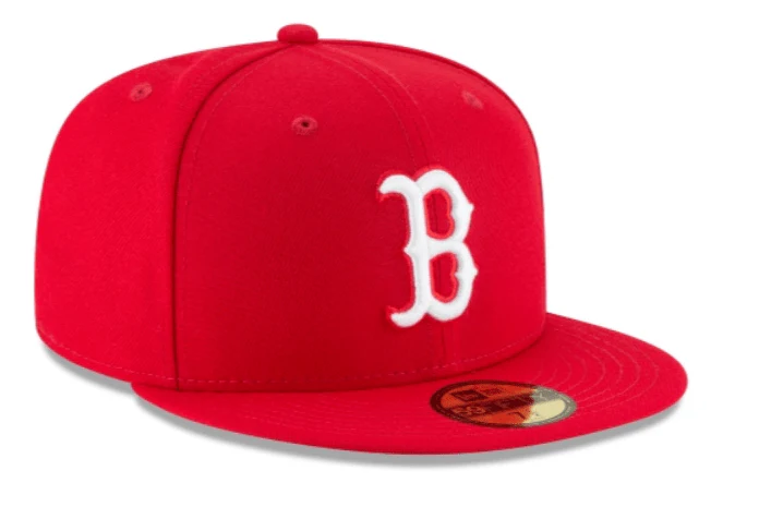 Adult Boston Red Sox New Era Red and White Collection 59FIFTY Fitted Hat - Men's - Image 3