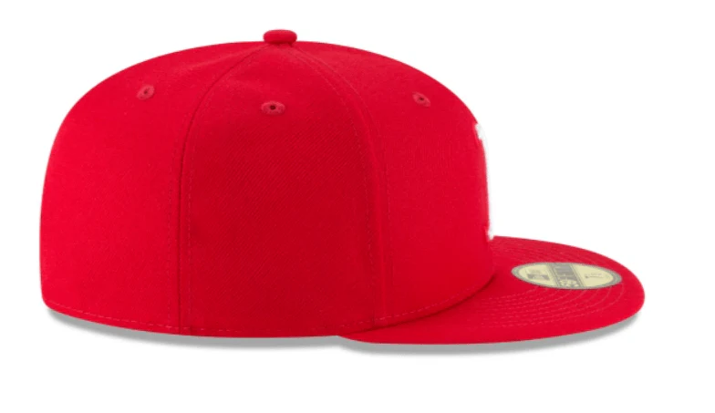Adult Boston Red Sox New Era Red and White Collection 59FIFTY Fitted Hat - Men's - Image 6