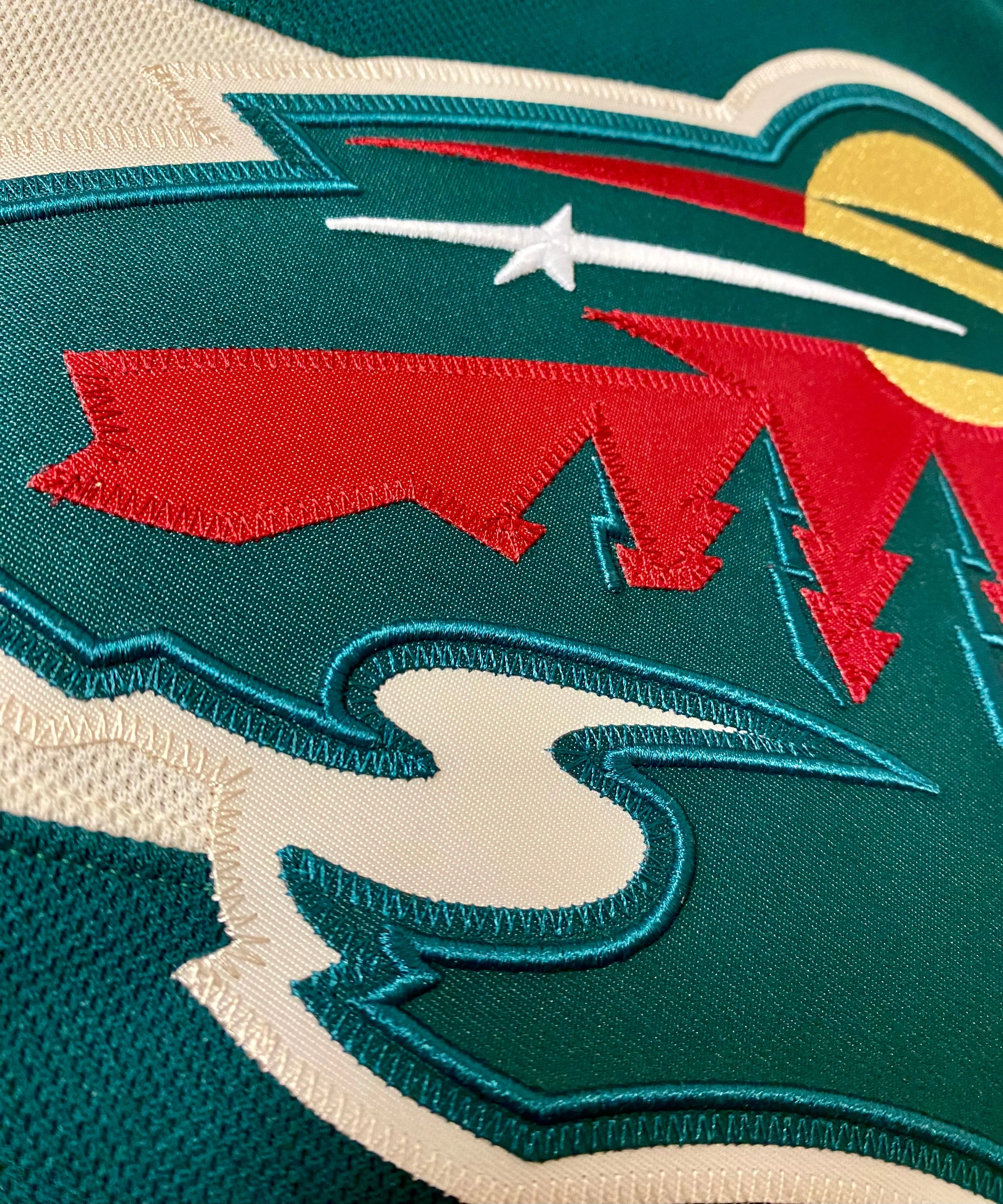 Adult Brock Faber Minnesota Wild adidas Green Authentic Player Jersey - Men's - Image 5