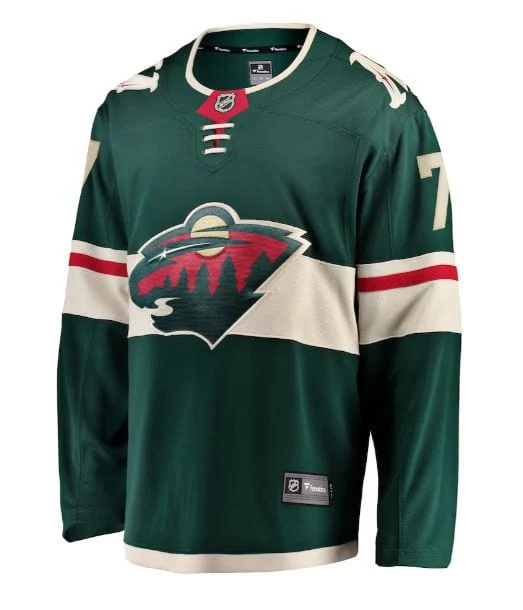 Adult Brock Faber Minnesota Wild Fanatics Green Breakaway Player Jersey - Men's - Image 3
