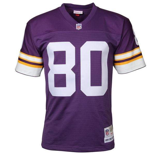 Adult Cris Carter Minnesota Vikings Mitchell & Ness NFL 1995 Purple Throwback Jersey - Men's - Image 3