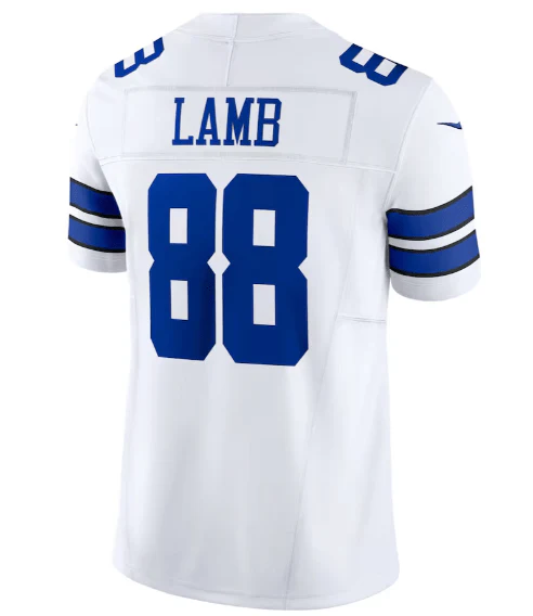 Adult CeeDee Lamb Dallas Cowboys Nike White Vapor F.U.S.E. Limited Jersey - Men's - Image 3