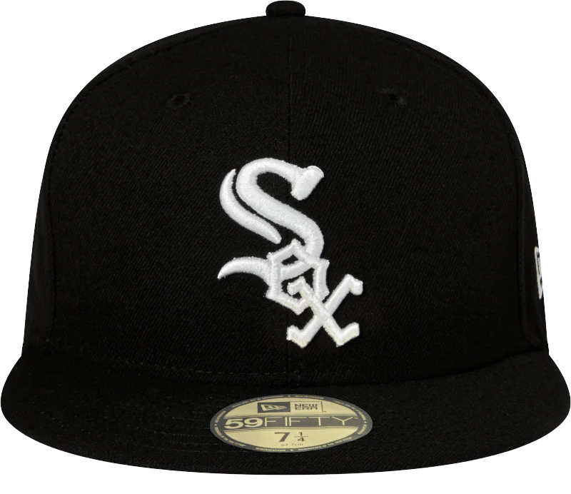 Adult Chicago White Sox New Era Black Home Authentic Collection On-Field 59FIFTY Fitted Hat - Men's - Image 4