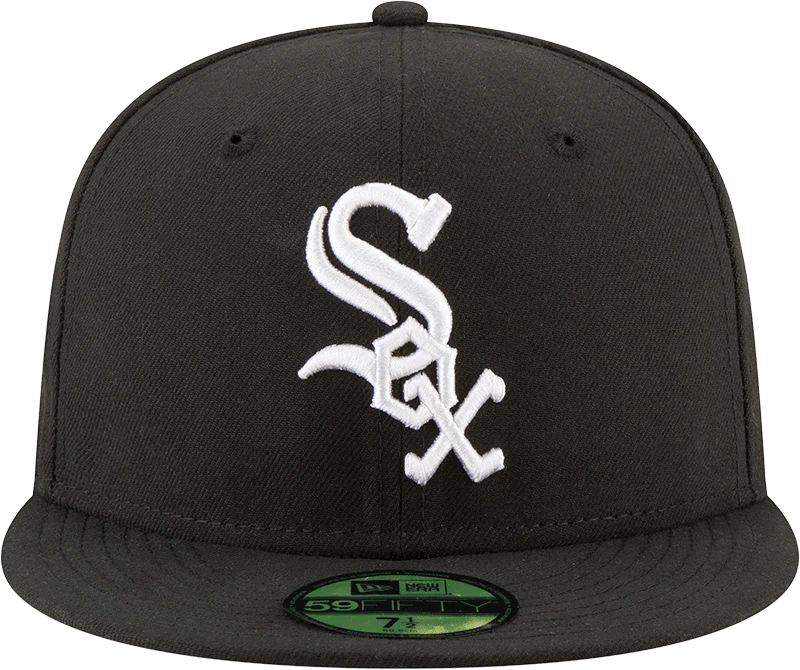 Adult Chicago White Sox New Era Black Home Authentic Collection On-Field 59FIFTY Fitted Hat - Men's - Image 5