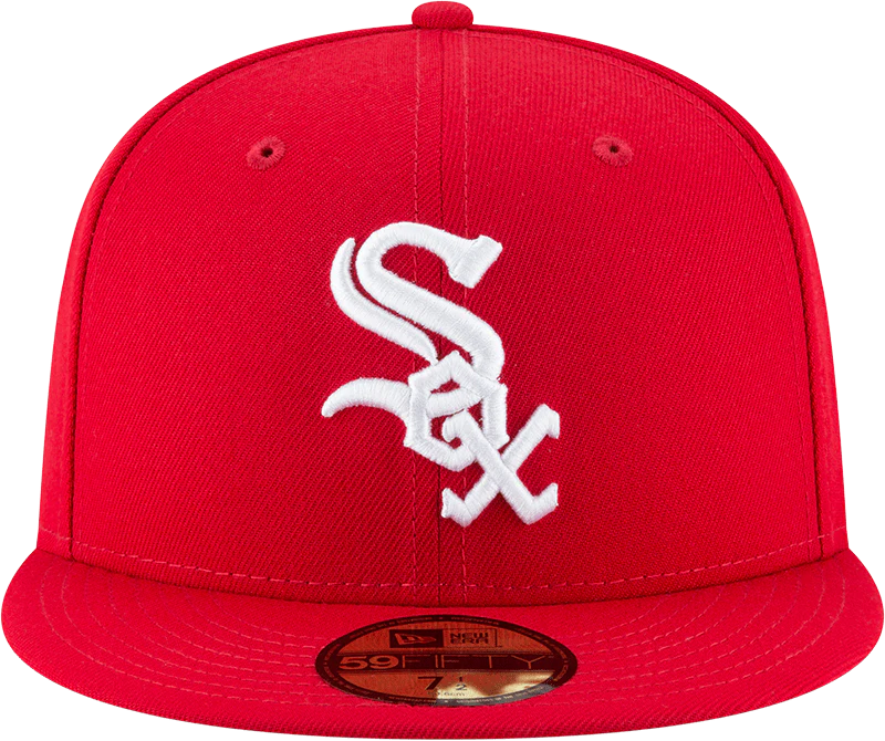 Chicago White Sox New Era Red and White Collection 59FIFTY Fitted Hat - Image 3