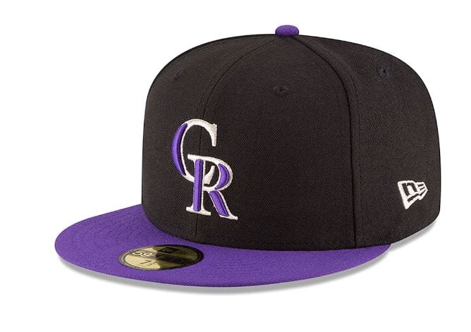 Adult Colorado Rockies New Era Black Alternate Authentic Collection On-Field 59FIFTY Fitted Hat - Men's