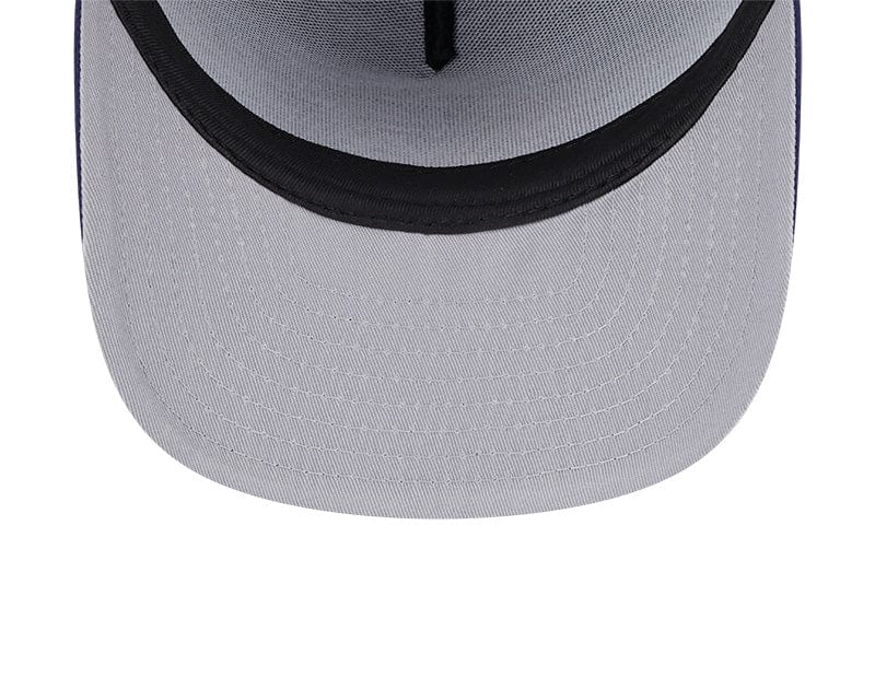 Adult Columbus Blue Jackets New Era Navy A-Frame 9FIFTY Adjustable Snapback Hat - Men's - Image 3