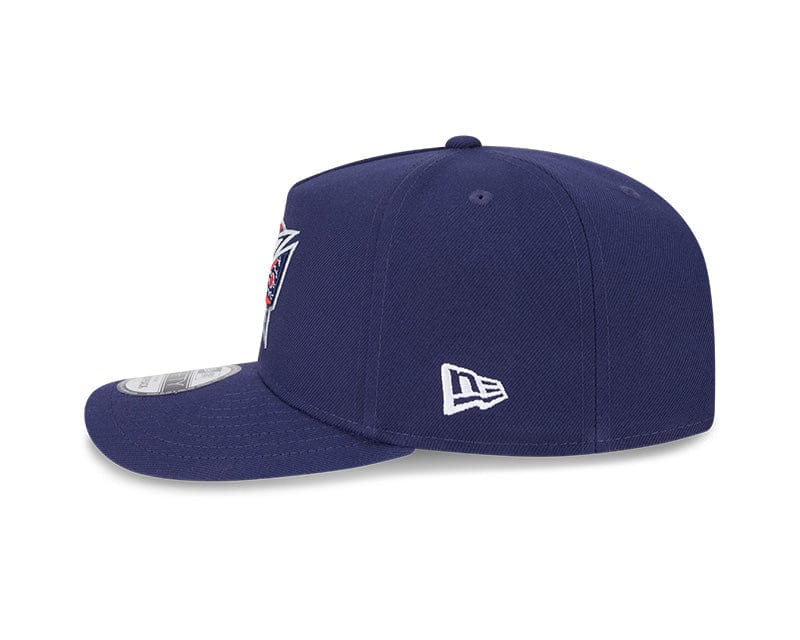 Adult Columbus Blue Jackets New Era Navy A-Frame 9FIFTY Adjustable Snapback Hat - Men's - Image 6