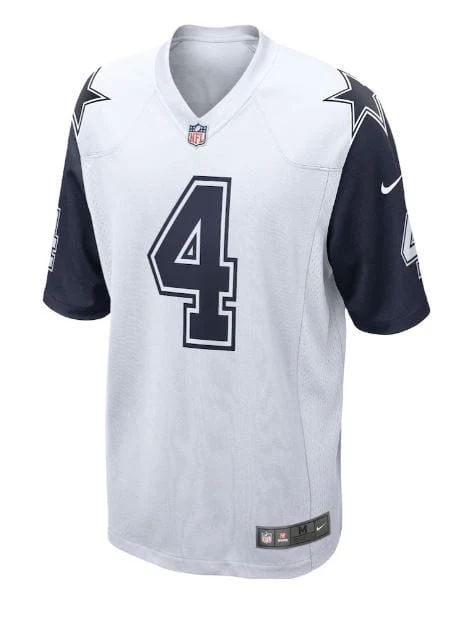 Adult Dak Prescott Dallas Cowboys Nike White Alternate Game Jersey - Men's - Image 3