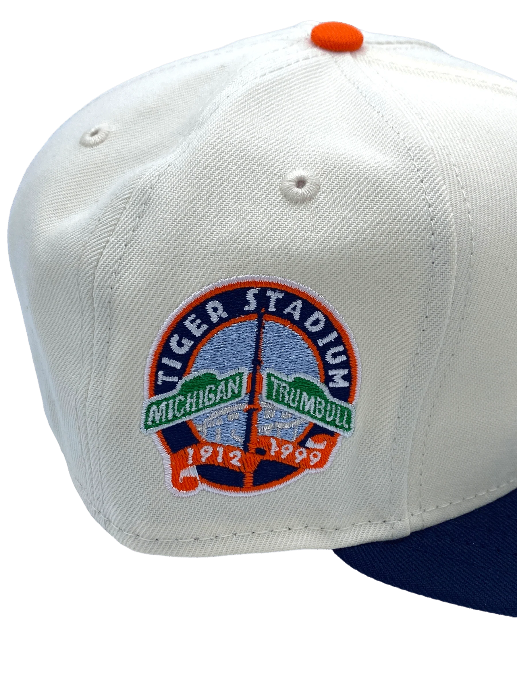 Detroit Tigers New Era Chrome/Navy Paws Mascot Custom Side Patch 59FIFTY Fitted Hat - Men's - Image 3
