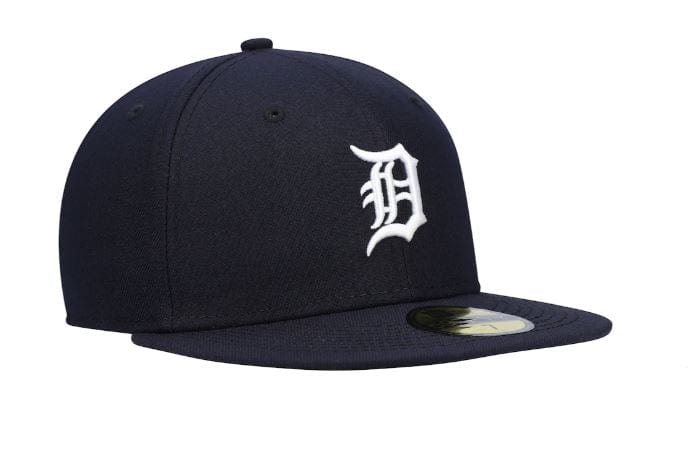 Adult Detroit Tigers New Era Navy Home Authentic Collection On-Field 59FIFTY Fitted Hat - Men's - Image 3