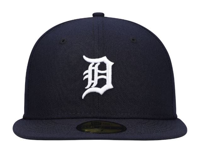 Adult Detroit Tigers New Era Navy Home Authentic Collection On-Field 59FIFTY Fitted Hat - Men's - Image 4