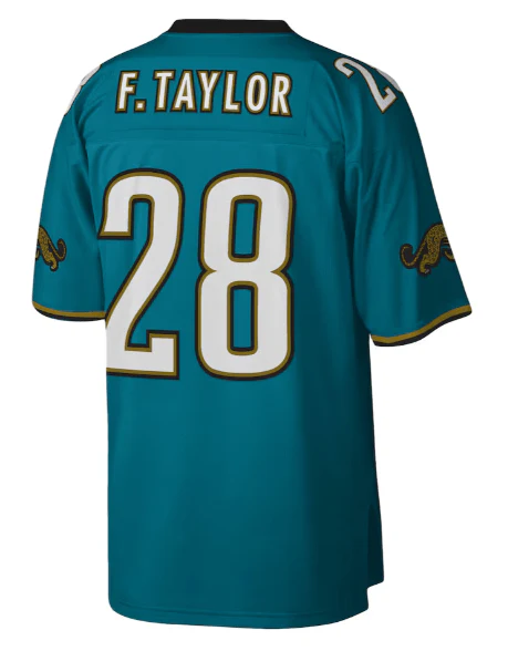 Adult Fred Taylor Jacksonville Jaguars Mitchell & Ness NFL 1998 Teal Throwback Jersey - Men's - Image 2