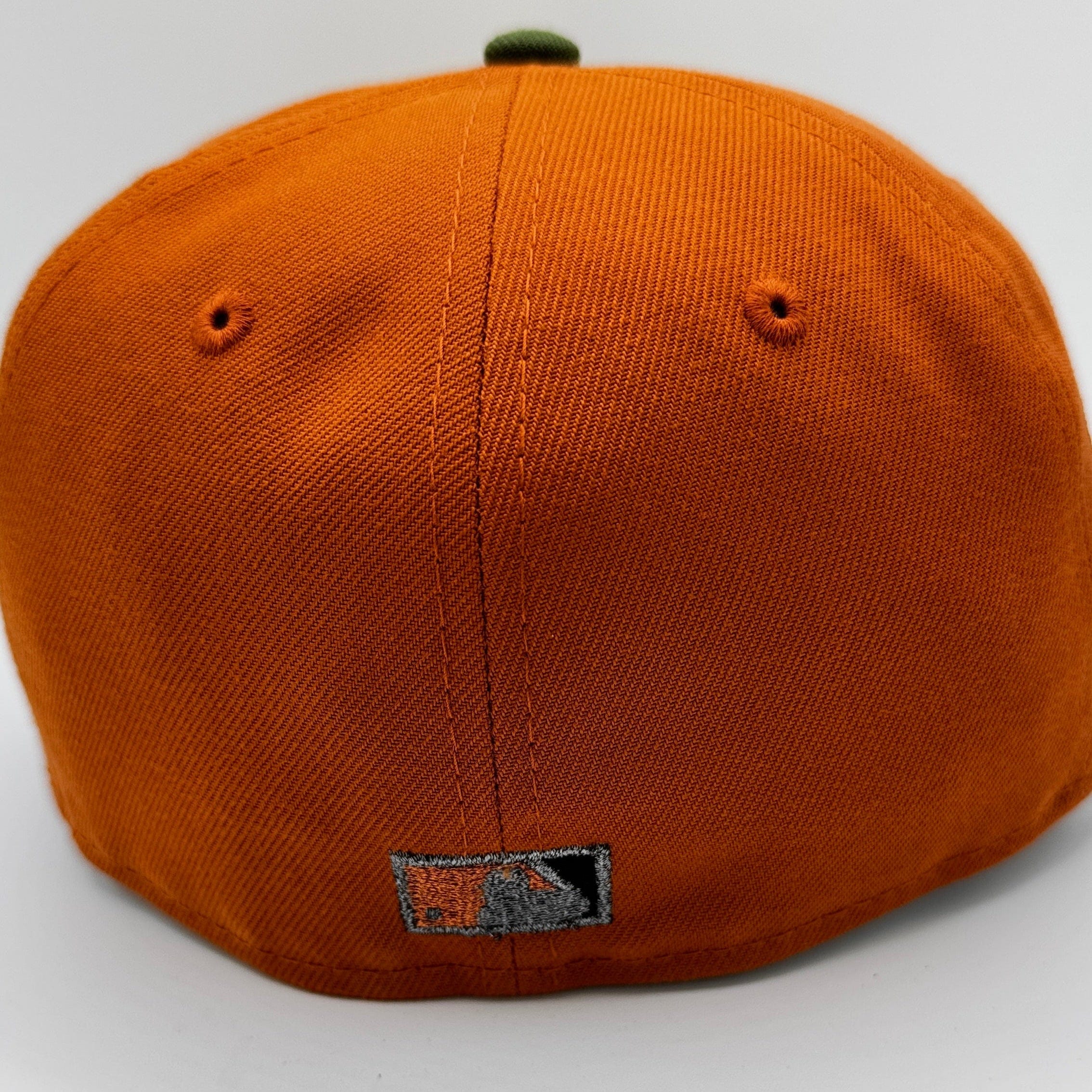 Adult Milwaukee Brewers New Era Orange Planet Ape Custom Side Patch 59FIFTY Fitted Hat - Men's - Image 4