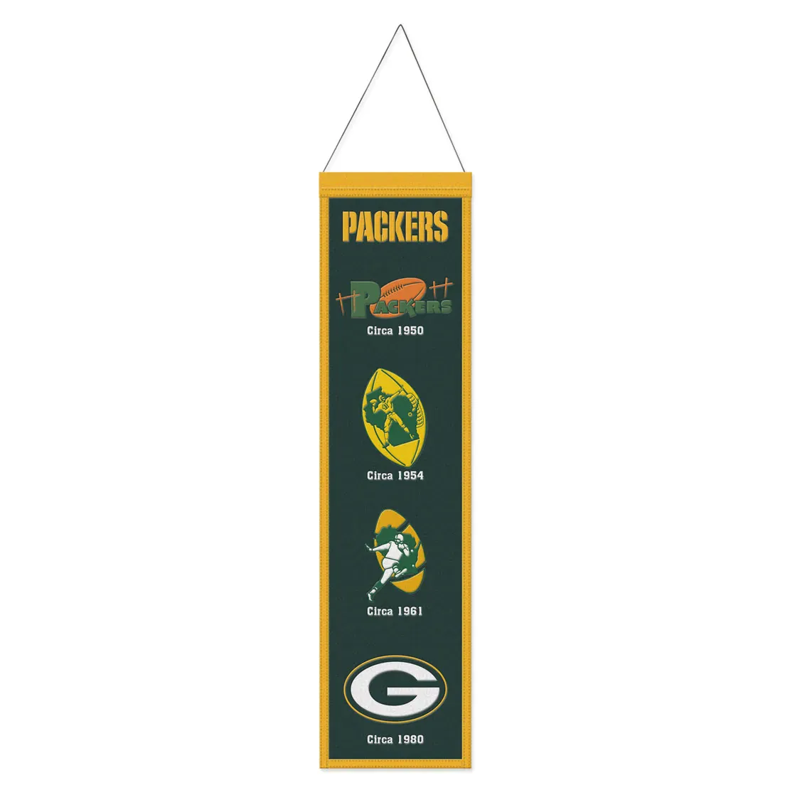 All Ages Green Bay Packers WinCraft 8'' x 32'' Evolution Banner - Unisex