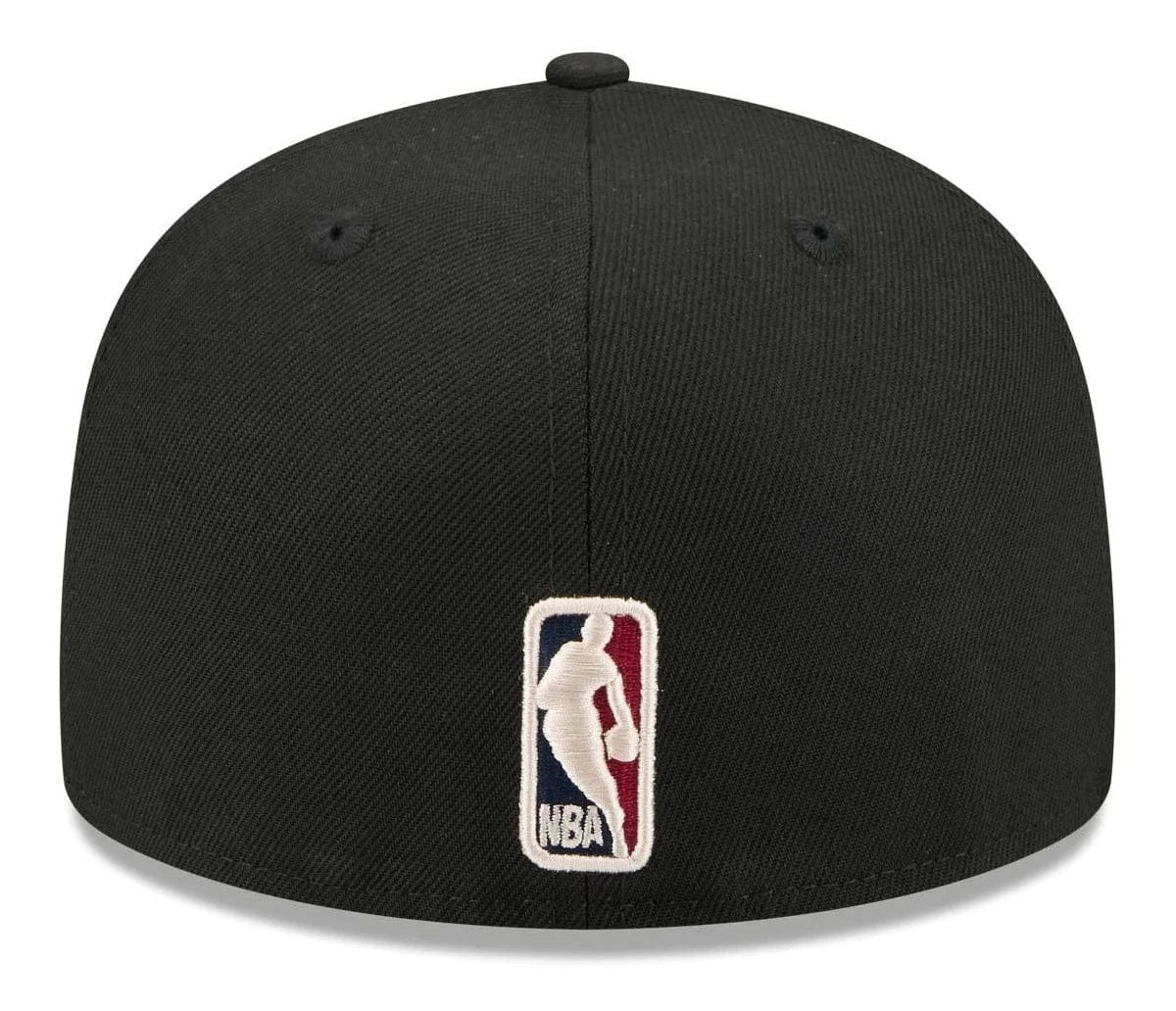Adult Toronto Raptors Black Hardwood Classic Team Logo 59Fifty Fitted Hat - Men's - Image 5