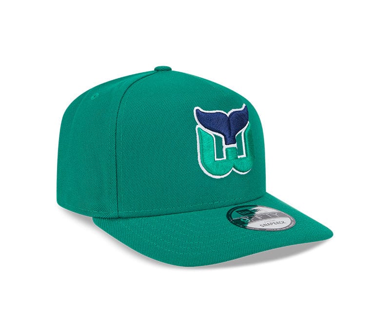 Adult Hartford Whalers New Era Green Retro A-Frame 9FIFTY Adjustable Snapback Hat - Men's - Image 4