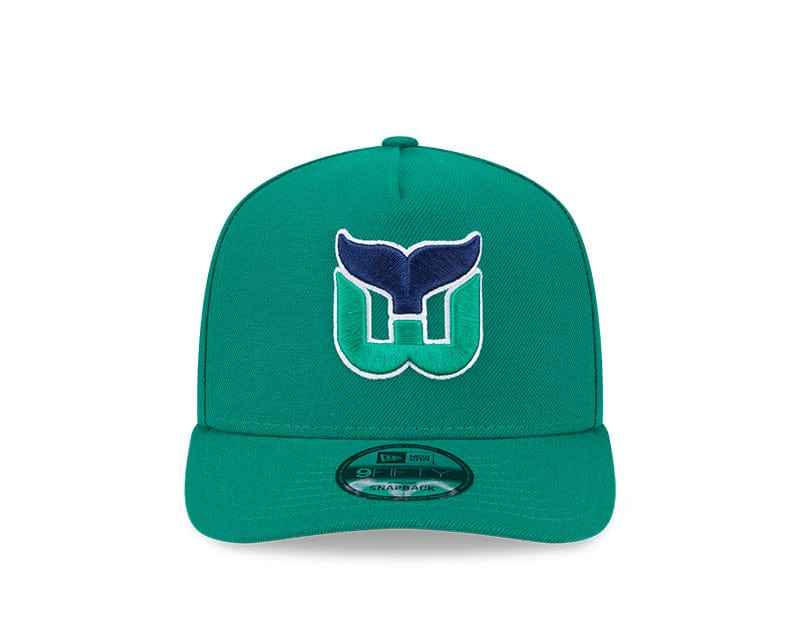 Adult Hartford Whalers New Era Green Retro A-Frame 9FIFTY Adjustable Snapback Hat - Men's - Image 5