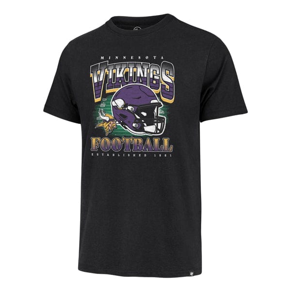Adult Green Pay Packers Black '47 Brand Historic Helmet Franklin T-Shirt - Men's