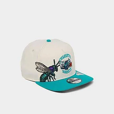 Adult Charlotte Hornets New Era Chrome Mascot Illustrated A-Frame 9FIFTY Adjustable Snapback Hat - Men's
