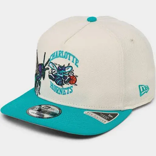 Adult Charlotte Hornets New Era Chrome Mascot Illustrated A-Frame 9FIFTY Adjustable Snapback Hat - Men's - Image 3