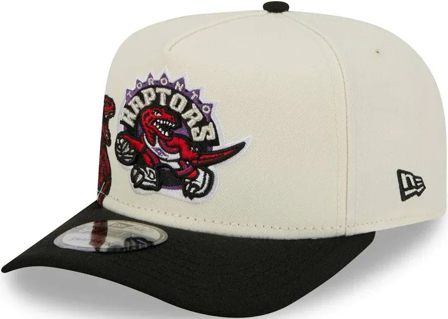 Adult Toronto Raptors New Era Chrome Mascot Illustrated A-Frame 9FIFTY Adjustable Snapback Hat - Men's - Image 3