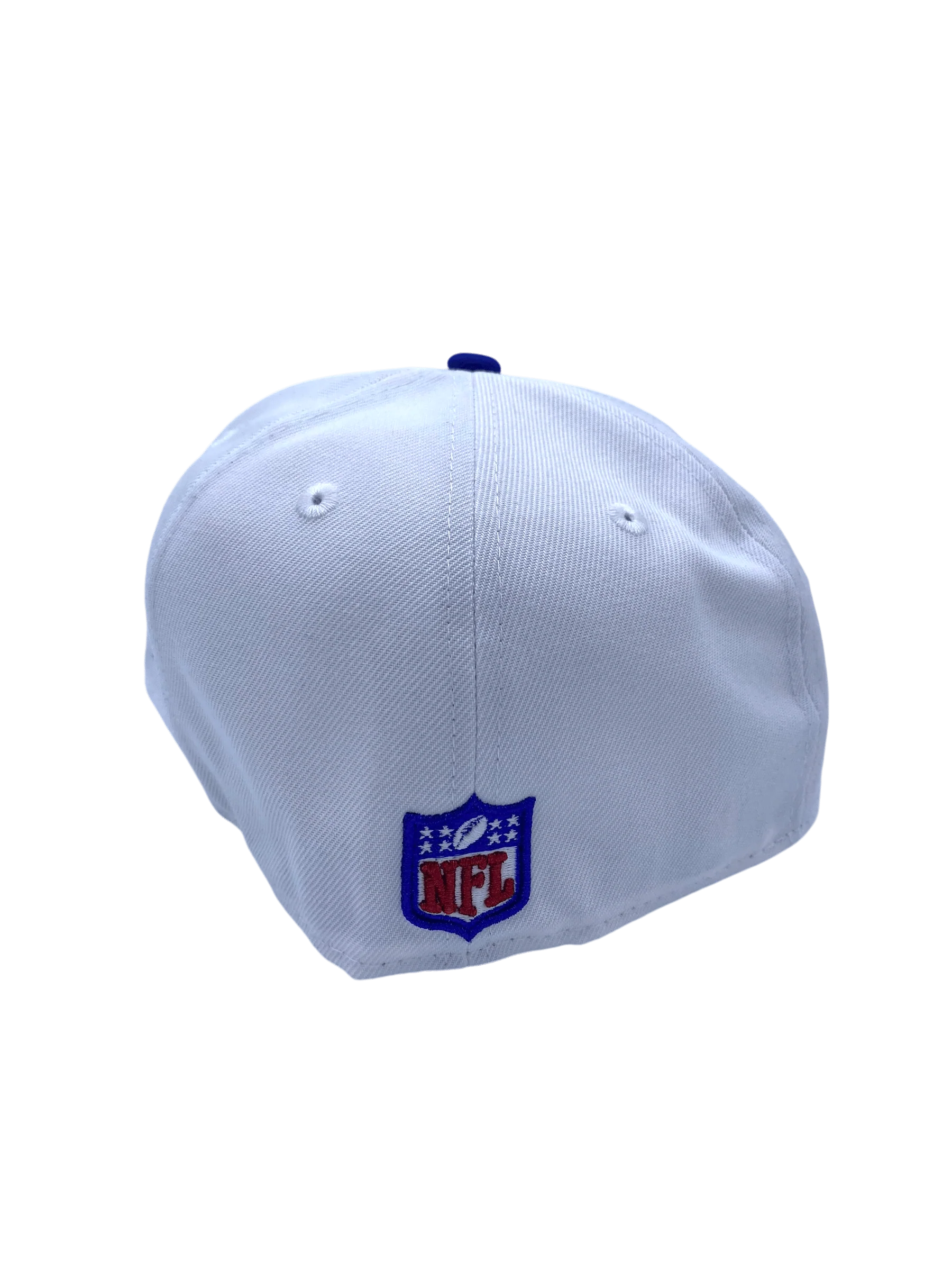 Adult Indianapolis Colts New Era Chrome/Blue Custom Side Patch 59FIFTY Fitted Hat - Men's - Image 6