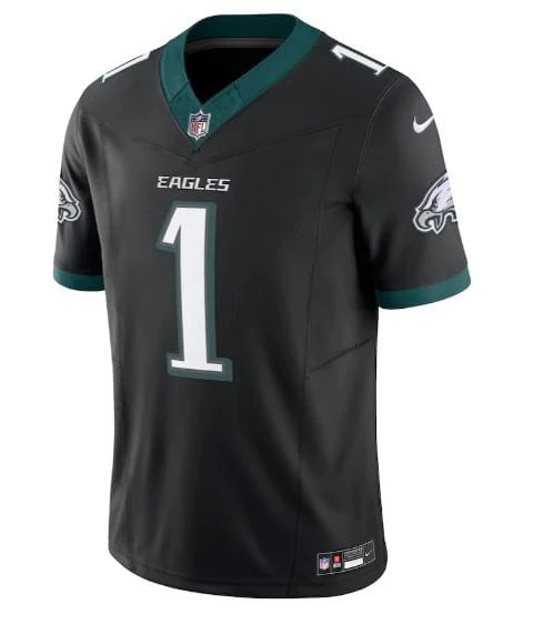 Adult Jalen Hurts Philadelphia Eagles Nike 2024 Black Vapor F.U.S.E. Limited Jersey - Men's - Image 2