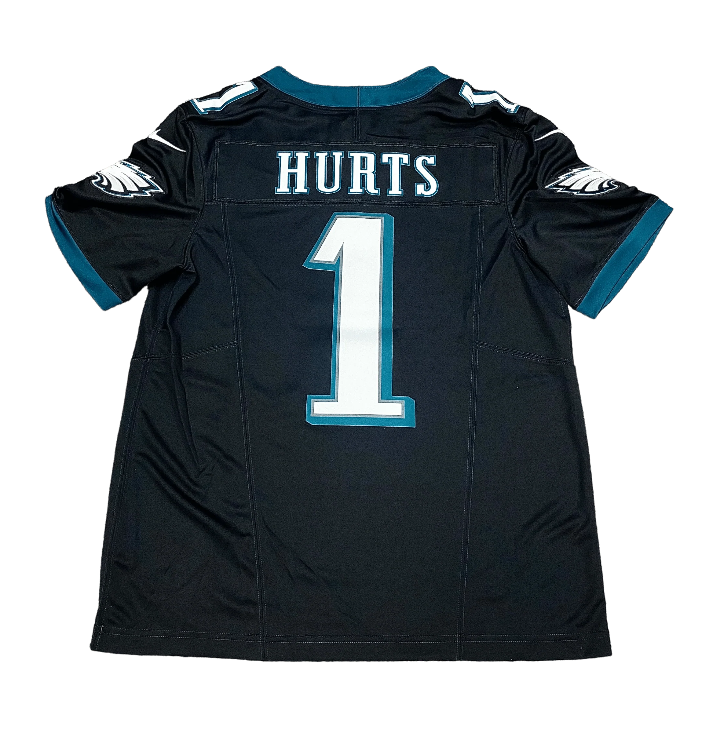 Adult Jalen Hurts Philadelphia Eagles Nike 2024 Black Vapor F.U.S.E. Limited Jersey - Men's - Image 5