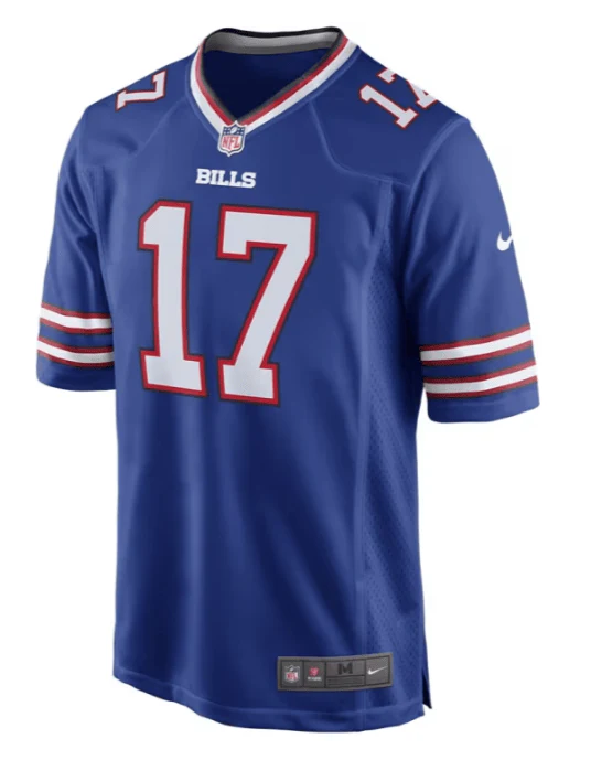 Adult Josh Allen Buffalo Bills Nike Blue Game Jersey - Men's - Image 3