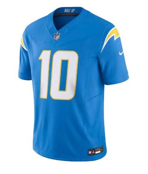 Adult Justin Herbert Los Angeles Chargers Nike Powder Blue Vapor F.U.S.E. Limited Jersey - Men's - Image 3